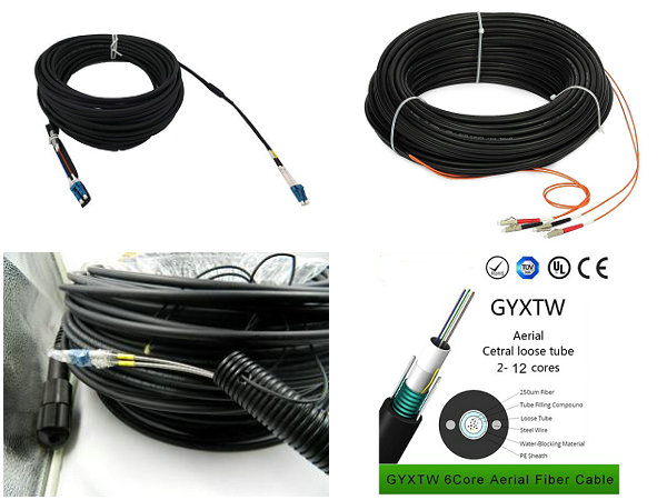 Outdoor GYXTW Fiber Optic Patch Cord CATV / LAN / MAN Fiber Optic Cable