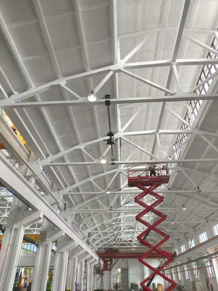メトロ駅の24フィートHVLS産業用天井扇風機 シングル/三相