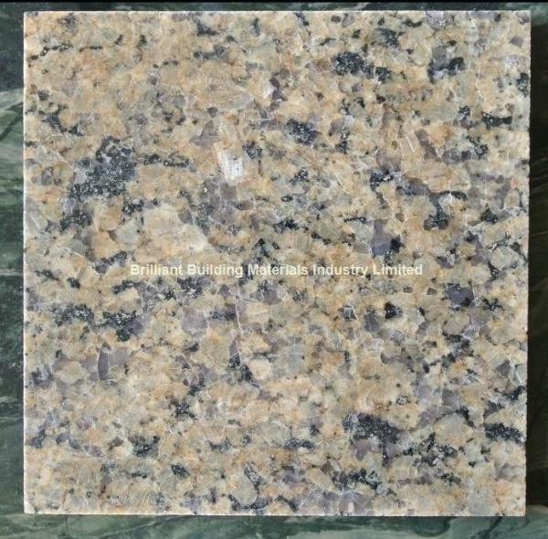 India Gold Diamond Granite Tiles, Natural Yellow Brown Granite Tiles