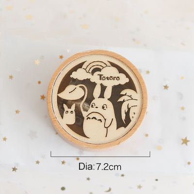 Christmas Holiday Wooden Jewelry Music Box with Silk-Screen Printing and Burned Design
