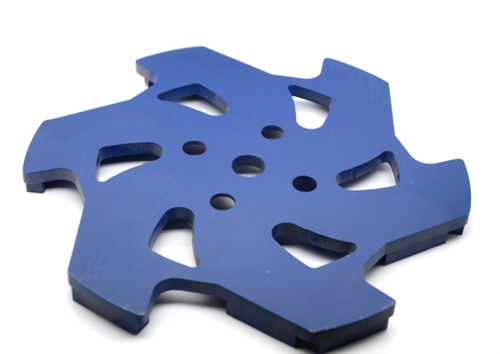 10”OEM Metal Bonded Diamond Grinding Wheel For Concrete Blue Color