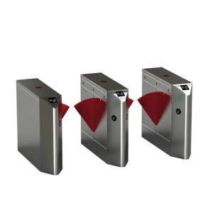 IP54 Protection BLDC Motor Retractable Flap Barrier Gate DC24V for Metro Entry