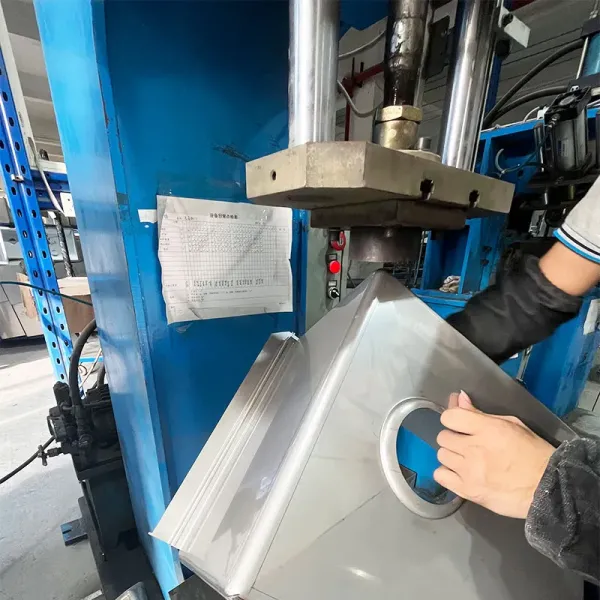 Advanced Kitchen Sink Bottom Corner Pressing Machine for Efficiency