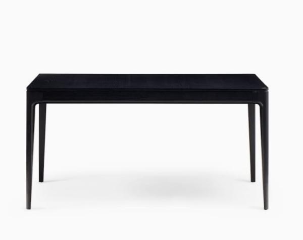 Rectangular Dining Table Set Furniture With Semi Gloss Finish And Chair