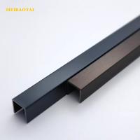 O RUÍDO escovou o perfil de aço da borda da canaleta em U da guarnição 10mm da telha