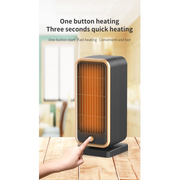 220V-240V/110V-120V PTC Ceramic Heating Fan Remote Control Touch Screen Electric Heating