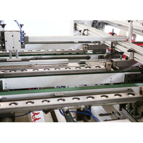 Коробка двойной машины Gluer папки станции полуавтоматная рифленая клея машину