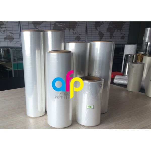 Soft Polyolefin Shrink Wrap Film , Transparent Polyolefin Heat Shrink Film 12.5micron
