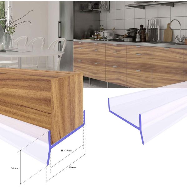 Banda de sellado de PVC para barras de transición en el baño de la cocina dureza 30-90 Shore A