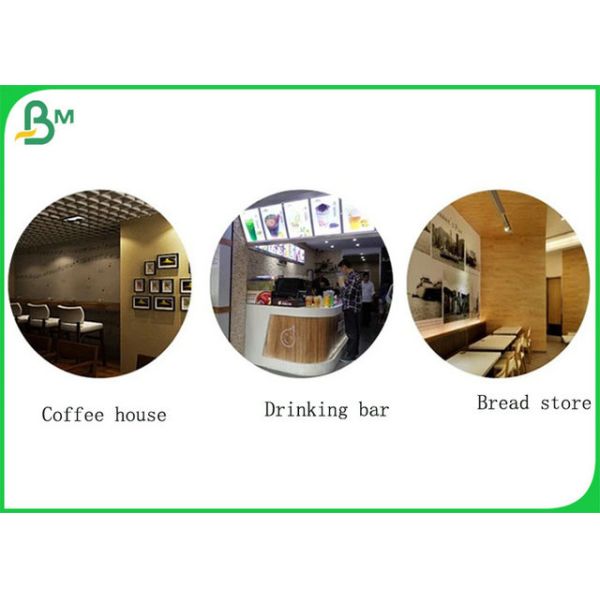 бумага соломы печатания нашивки радиуса 60ГСМ 120ГСМ 39.69КМ с аттестованным качеством еды