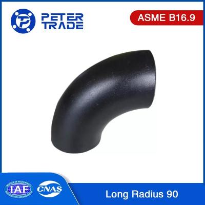 ASME B16.9 ASTM A420 1/2''-48'' Carbon Steel Butt Weld 90 Degree Elbow Long Radius