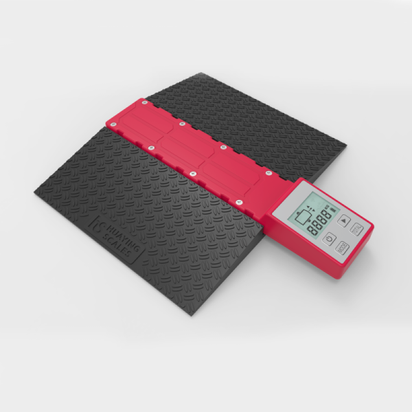 Caravan vehicle scales up to 1,500 kg for caravans & motorhomes + ramp for vehicle scales in a set