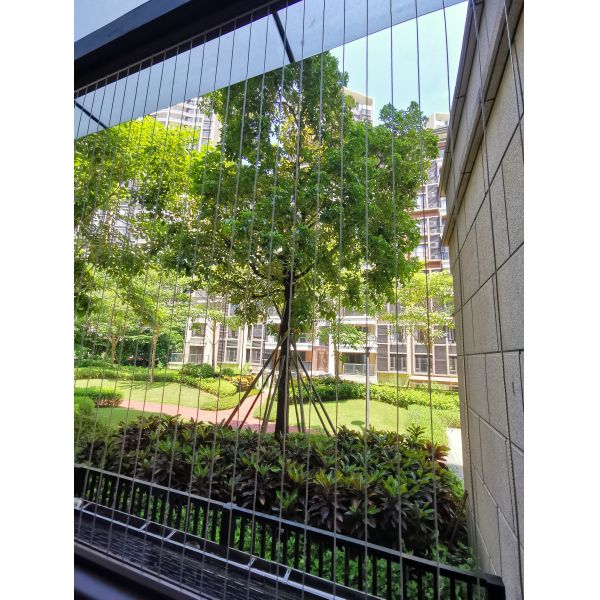 Teflon 316 Stainless Steel Wire 2.0mm Invisible Security Grille