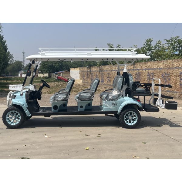 Гольф-коляска с быстрым ускорением, высокоэффективный двигатель и долговечная батарея