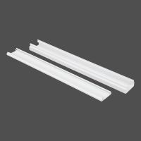 PC Cove Sleeve Rigid PVC Plastic Channel Extrusion Profiles Customized