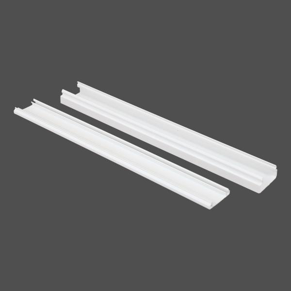 Electrical White PVC Horse Fence PVC Cable Trunking Wire Management Plastic Profile Customized