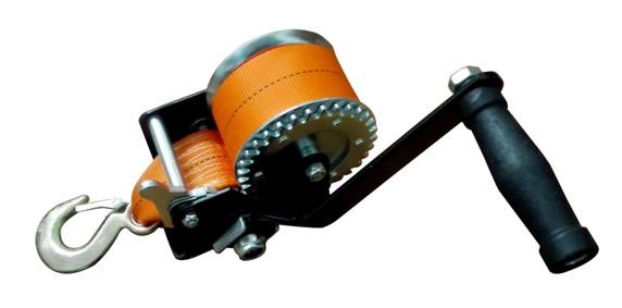 Easy Operation 600 Lb Marine Hand Winch Black Electrophoresis Light Weight