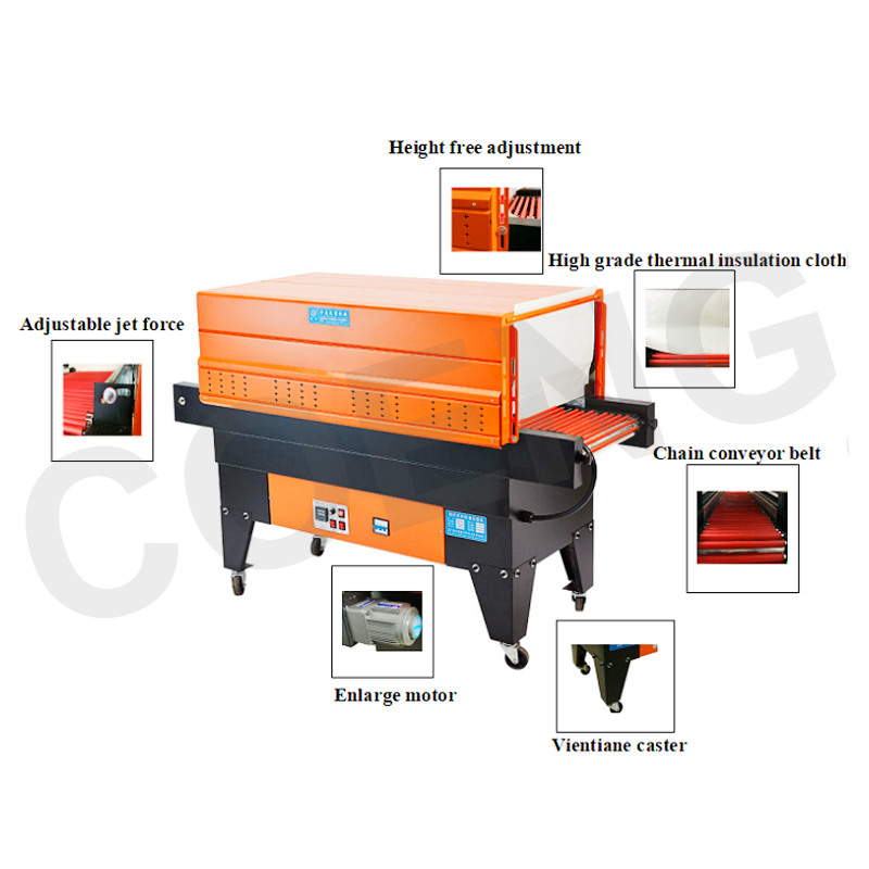 PVC POF PP Film Heat Shrinking Machine Packaging Machine For Lithium Battery Pack Assembly Line