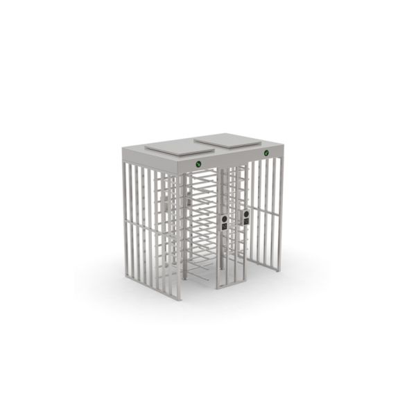 Commercial Electrical Pedestrian Full Height Turnstiles Gate 620mm Channel