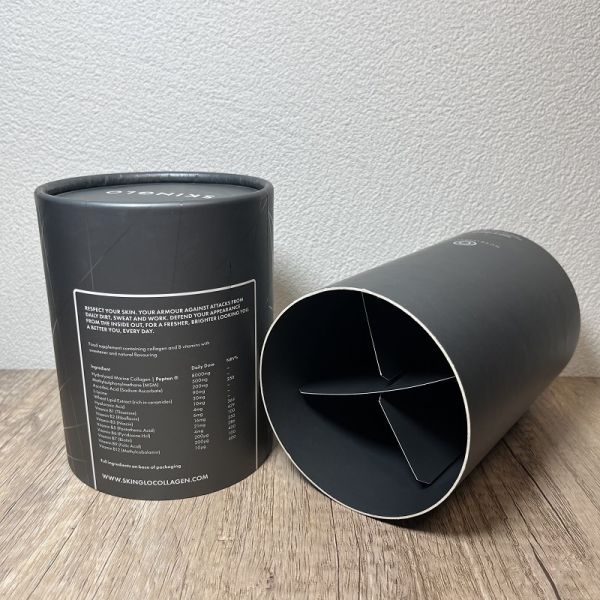 Dia 102mm*158mm Kraft Tube Box Luxury Candle Packaging Boxes Rolled Edge