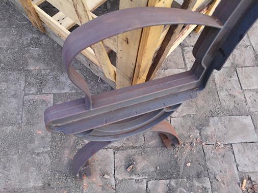 Antique Cast Iron Garden Bench Legs With Wood Slats For Cast Metal Garden Bench