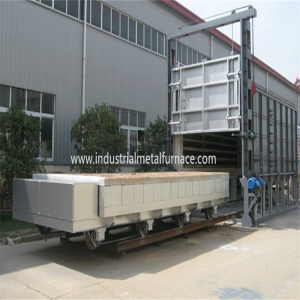 8000x4000x2000 mm Electrical Resistance Bogie Hearth Heat Treatment Furnace with 750 ℃ and 30 Tons Loading Capacity for Tempering and Annealing