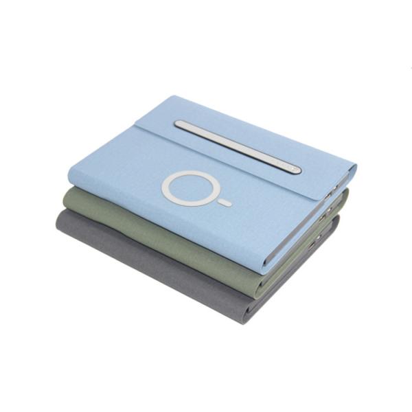 OEM Rectangle Wireless Charging Power Bank Notebook Customized Logo