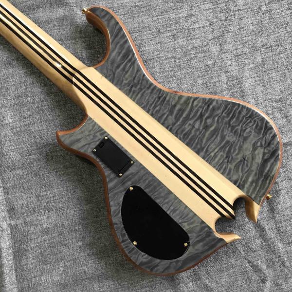 2023 NEW Custom Alembic Style Neck Through Body Mark King Signature Deluxe 5 Strings Electric Guitar Bass