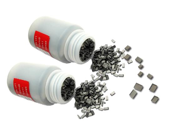 High Tensile Strength TCT Saw Blade Tips / Cemented Carbide Tips OEM Accepted