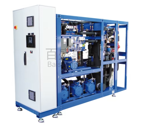 Хранилище холодов логистического склада с сетчатой структурой длинного протяжения и дизайном AutoCAD