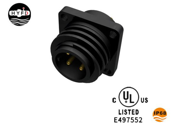 O homem dianteiro 300V 6A de 4 Pin Waterproof o conector da montagem do painel