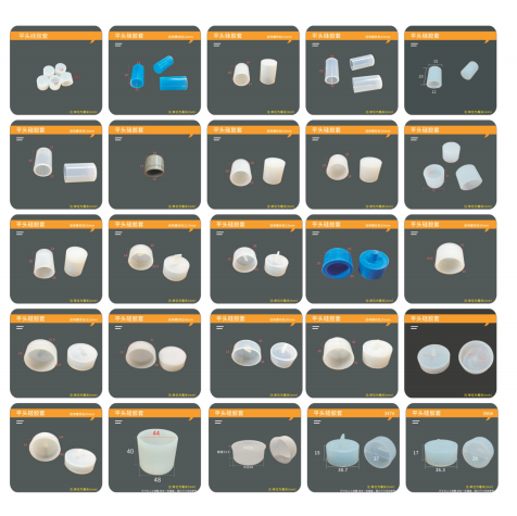 Multi-function Anti-aging Reusable Flat Silicone Black Case with High Temperature Resistance White Sleeve