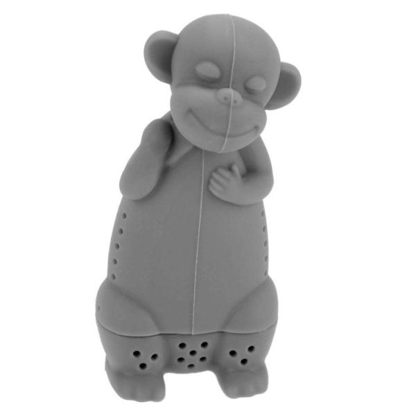 Eco-friendly Food Grade Customized coffee drink monkey Silicone Tea Infuser Mug Bottle