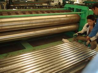 High Speed Roofing Corrugated Roll Forming Machine For Pavilions Wall 4.5 Ton