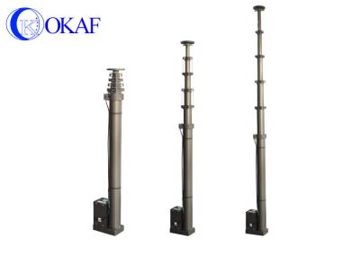 LED Light Telescoping Antenna Pole Mast Floodlight DC12V/30A Manual / Electric Power
