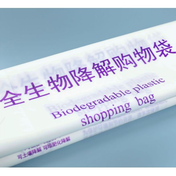 PLA Corn Starch Eco-Friendly Fully Biodegradable Shopping Bag Customized 25*45cm，30*50cm
