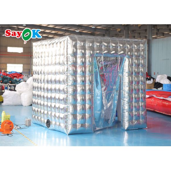 Рекламировать цвет дистанционного управления будочки фото Inflable стены воздуха белый