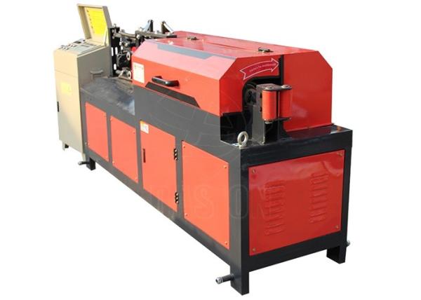 Automatic 6 - 12mm Rebar Straightening Machine 7.5kw Motor Power Cast Steel Clip