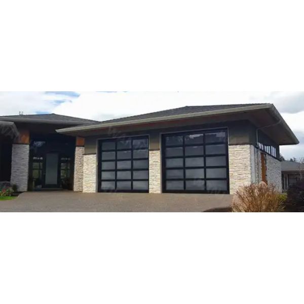 Modern Sound Insulation Aluminum Sectional Door with Manual/Automatic Opening 9x8 9x7 16x7 Door