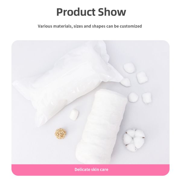 Link Free Cotton Wool Balls 500g Sterile Cotton Wool For Medical Makeup Removal