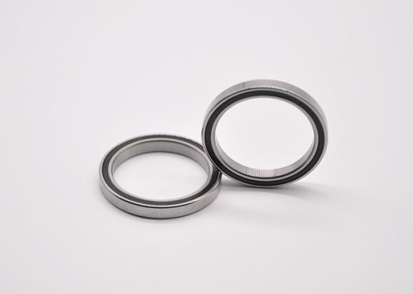 SUJ2 Inner / Outer Rings Custom Ball Bearings 6711ZZ Deep Groove Structure 55*68*7mm