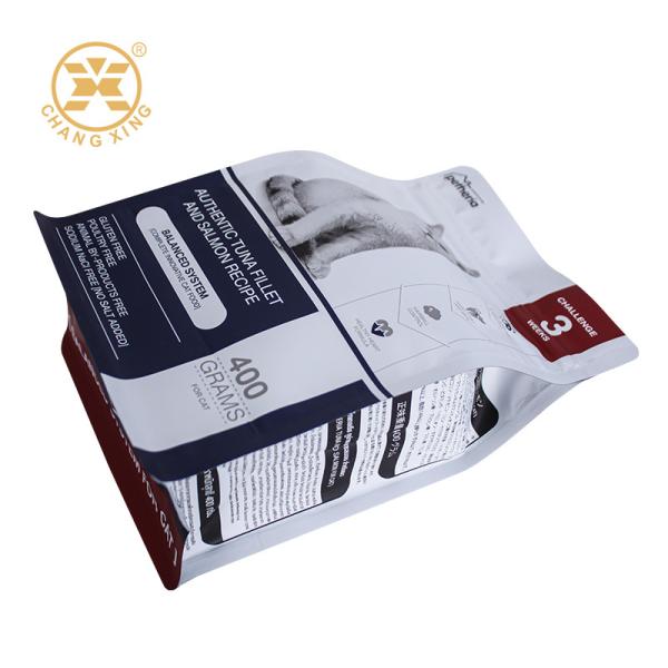 Factory Custom Pet Packaging Bags Plastic Ziplock Dog Cat Pet Food Bag Flat Bottom Bags 5kg 10kg 15kg 20kg For Pet Feeding