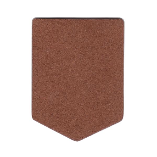 Ultrasuede Leather Embossed Patches Faux Soft Suede Logo Leather Patch For Garment