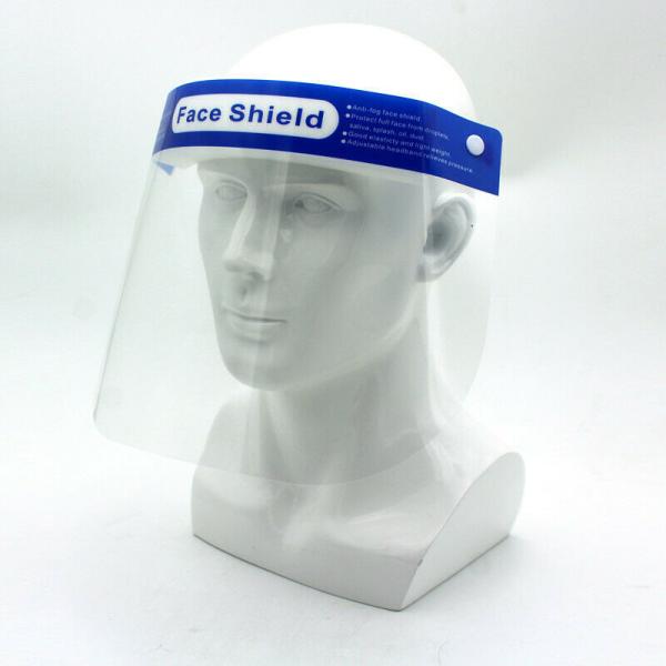Custom Logo Imprintable Medical Face Shield Visor Reusable  No Glare Lens