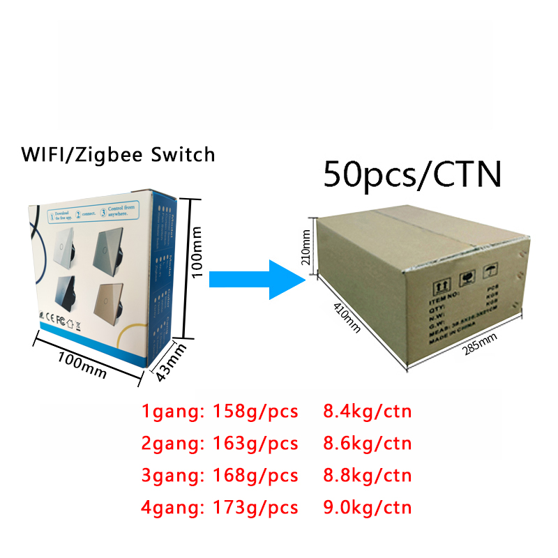 UBARO 86 Тип Smart Tuya Zigbee Switch Приложение Дистанционное Управление Поддержка Google Assistant Amazon Alexa Yandex Alice