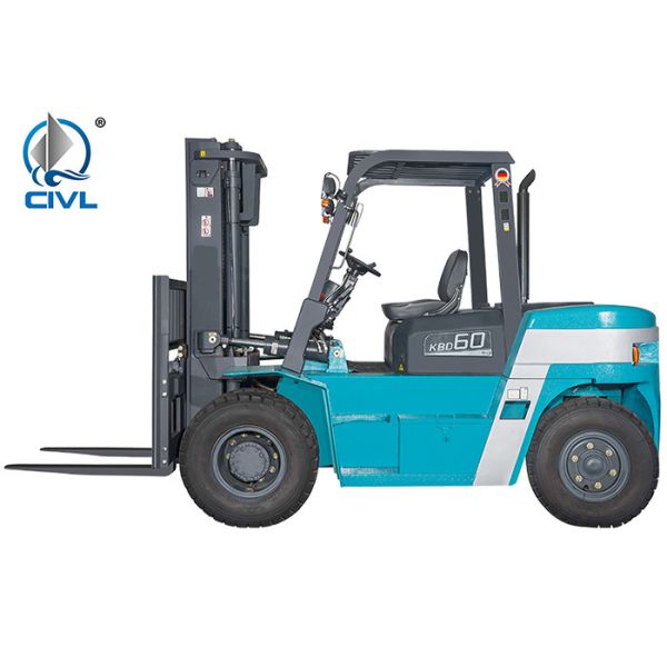 6/7/8/10 ton Diesel Internal Combustion Counterbalanced Forklift Pneumatic Tire IC Forklifts