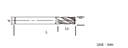 Square Flute Aluminum Roughing End Mill Advanced Tools For Precise Machining
