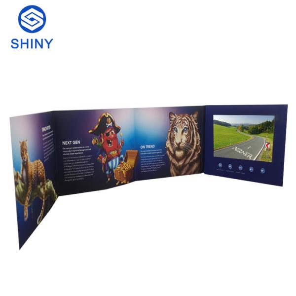 7 Inch LCD Display Blank Video Name Business Card For Real Estate Gift Market