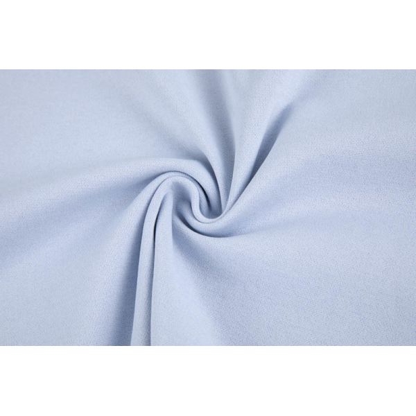 Men's Ice Blue Quarter-Zip Mock Neck Performance Pullover Hoodie with Polyester-Spandex Knit