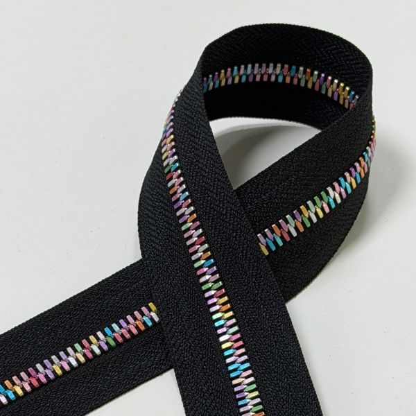 Full Bodied Teeth Aluminum Zipper Size 5 Eco Friendly Colorful Zipper
